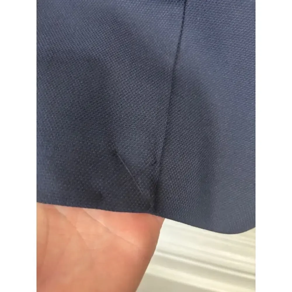 Topman Men’s Skinny Fit Navy Blue Solid Two Button Sport Coat Blazer 36R NEW